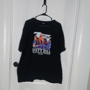 ZZTop Dusty Hill Memorium Black T-Shirt Size 3XL NWOT